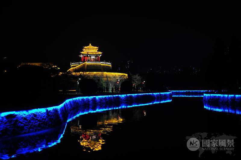 邯郸丛台夜景